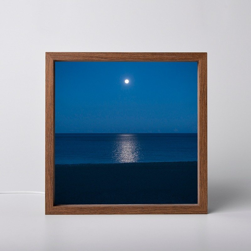 Lighto光印样｜Mini灯箱|月光啤酒(aPo) - 灯具/灯饰 - 木头 黑色