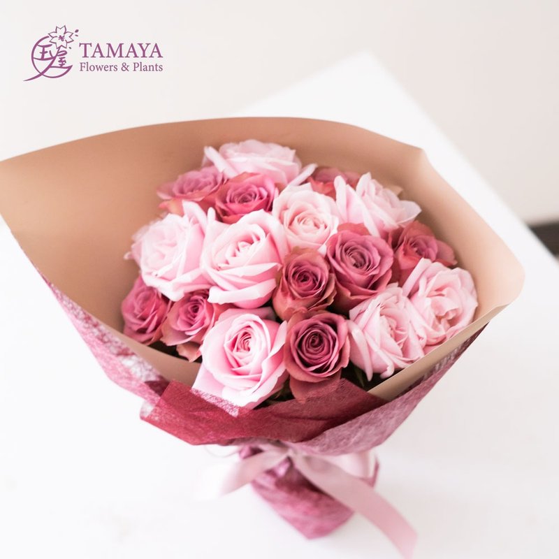 蜜语 x 星芒 18朵 - 植栽/盆栽 - 植物．花 紫色