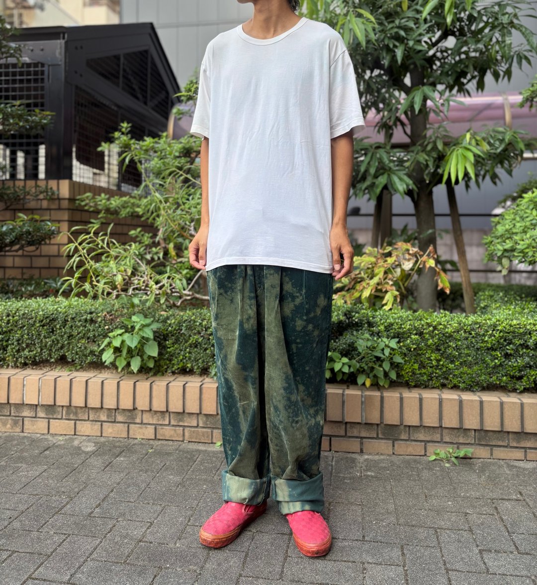 刷色灯芯绒裤 - 男士长裤 - 棉 