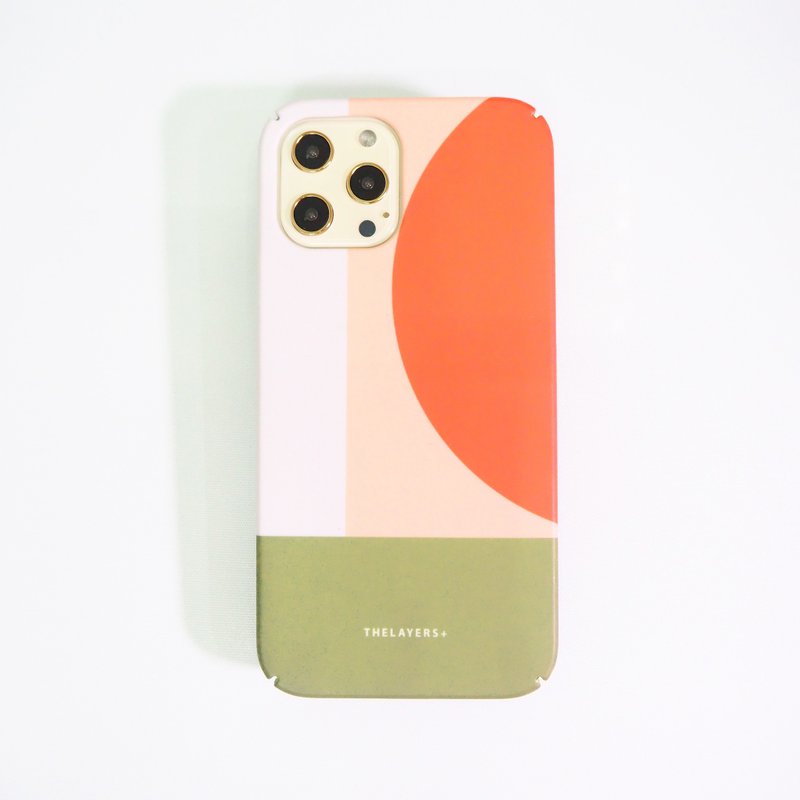新品万岁 | 北欧抽象粉红绿色几何图案 Phone case 原创手机壳 - 手机壳/手机套 - 塑料 粉红色