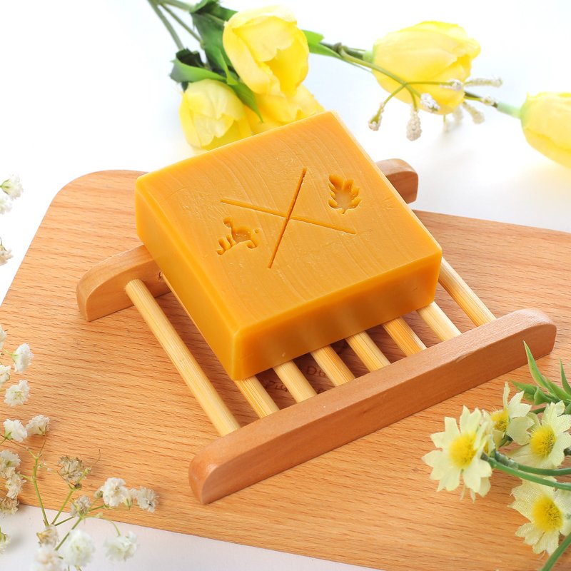 金盏花乳香皂 - 滋润 保湿 所有肤质 亦适用婴儿与过敏肤质 - 肥皂/手工皂 - 其他材质 橘色