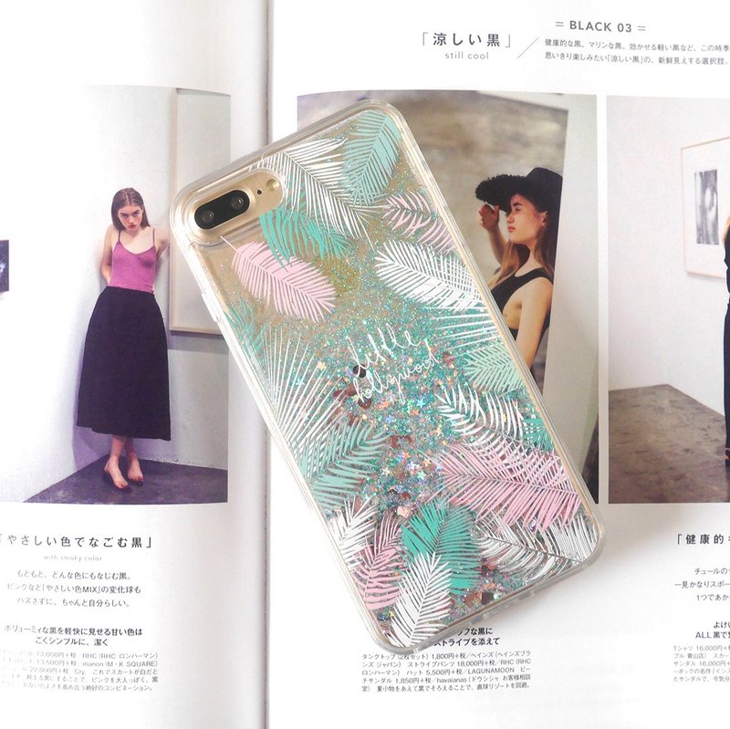 粉红棕梠丛林闪亮手机壳 - 手机壳/手机套 - 其他材质 粉红色