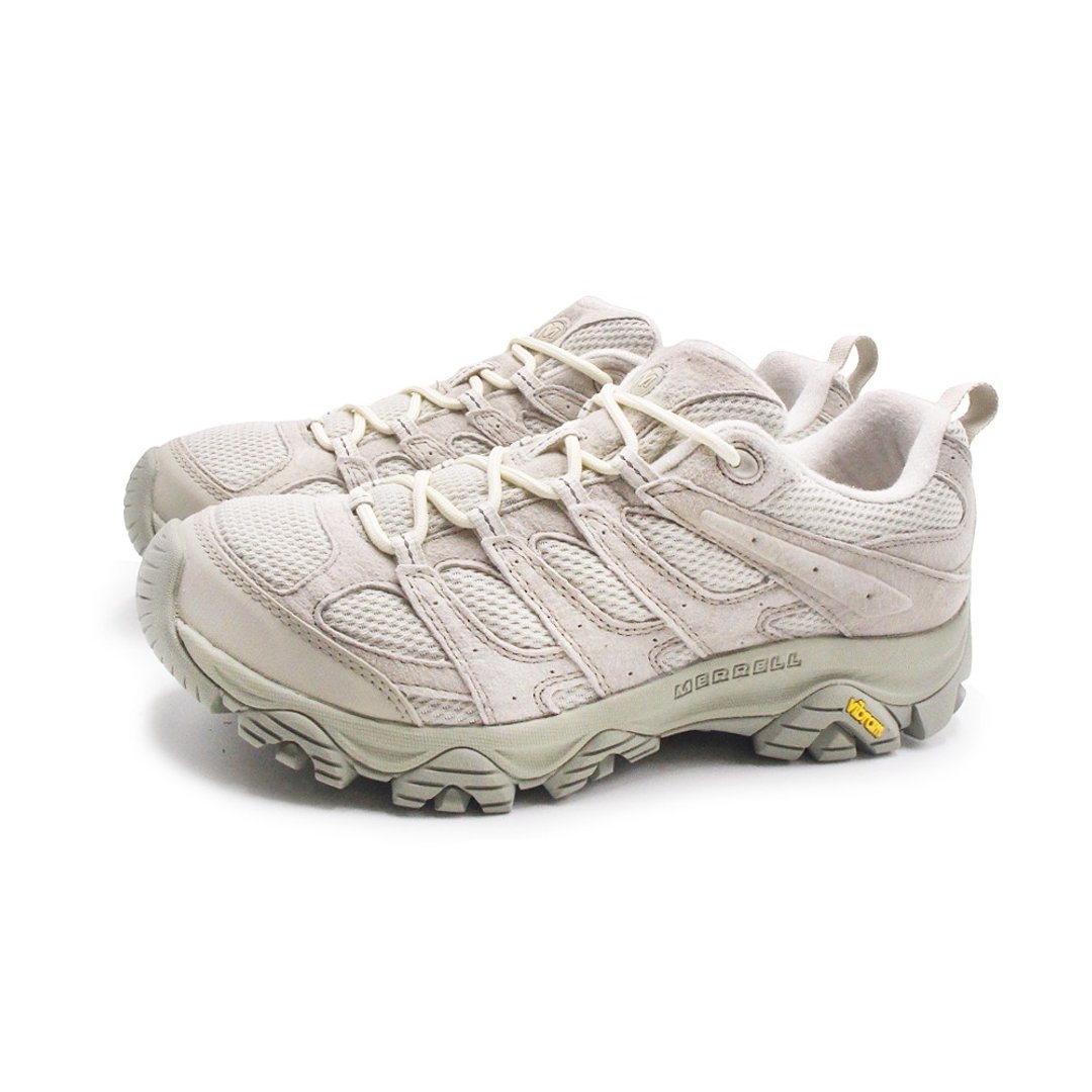 MERRELL MOAB 3 READY ZIP拉链款麂皮登山健行鞋 男鞋-米灰色 - 男款运动鞋/球鞋 - 其他材质 