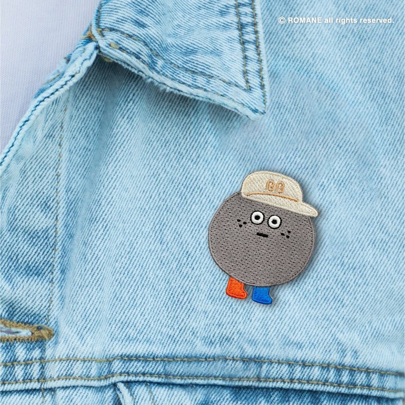 JzFun / Brunch Brother 早午餐兄弟 刺绣造型别针 (WHERE AM I) - 徽章/别针 - 绣线 