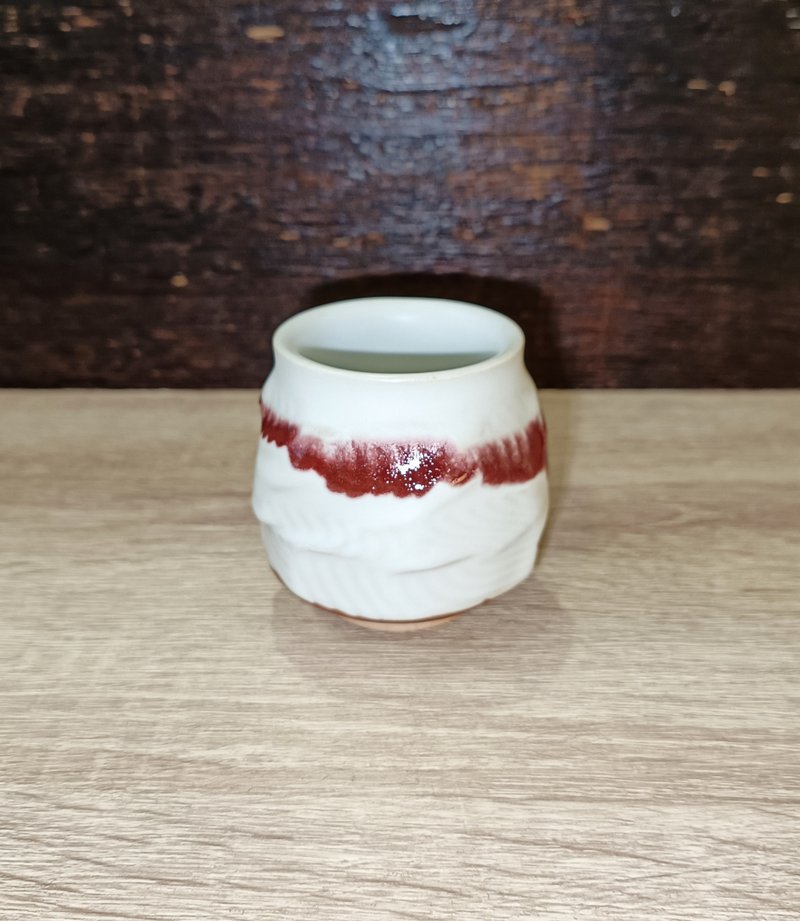 汝窑手作刀削杯-莺歌李玟睿 - 茶具/茶杯 - 陶 