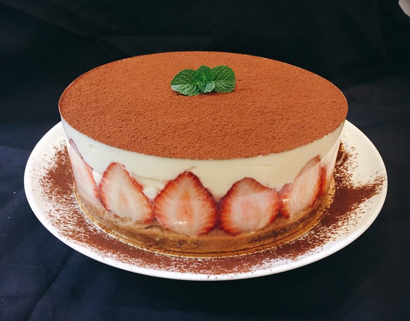 此商品限自取-恋爱草莓提拉米苏-大湖草莓#顶级法芙娜可可 - 蛋糕/甜点 - 新鲜食材 