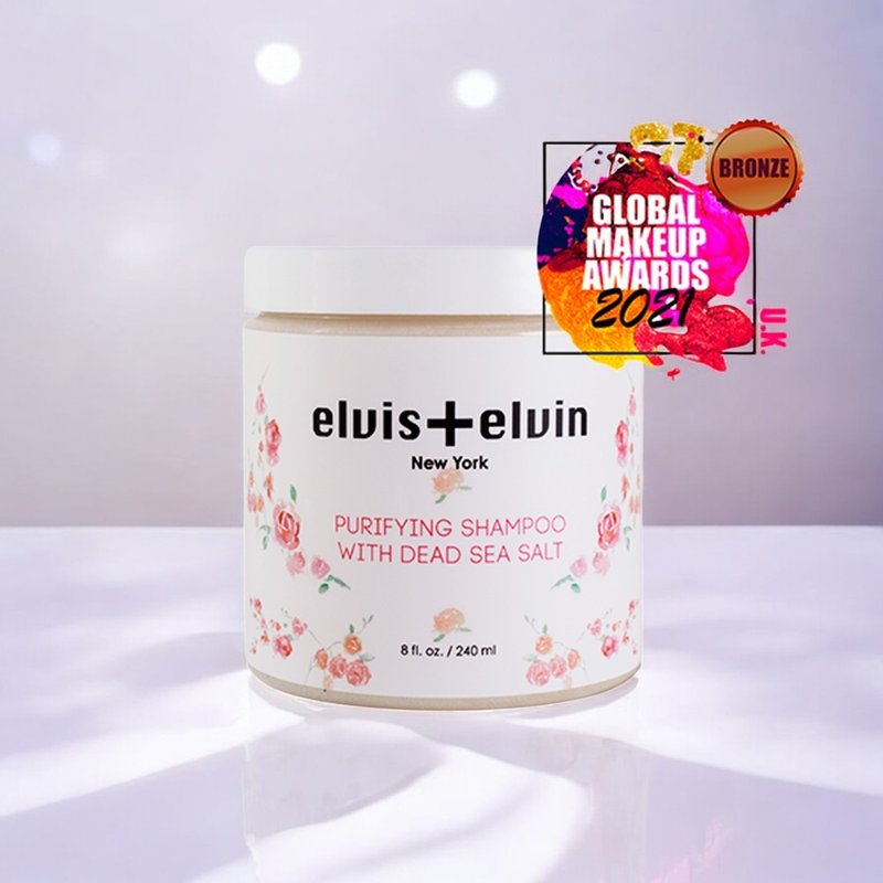 【elvis+elvin】植萃滋养香氛玫瑰死海海盐修护洗发膏 - 洗发用品 - 其他材质 白色