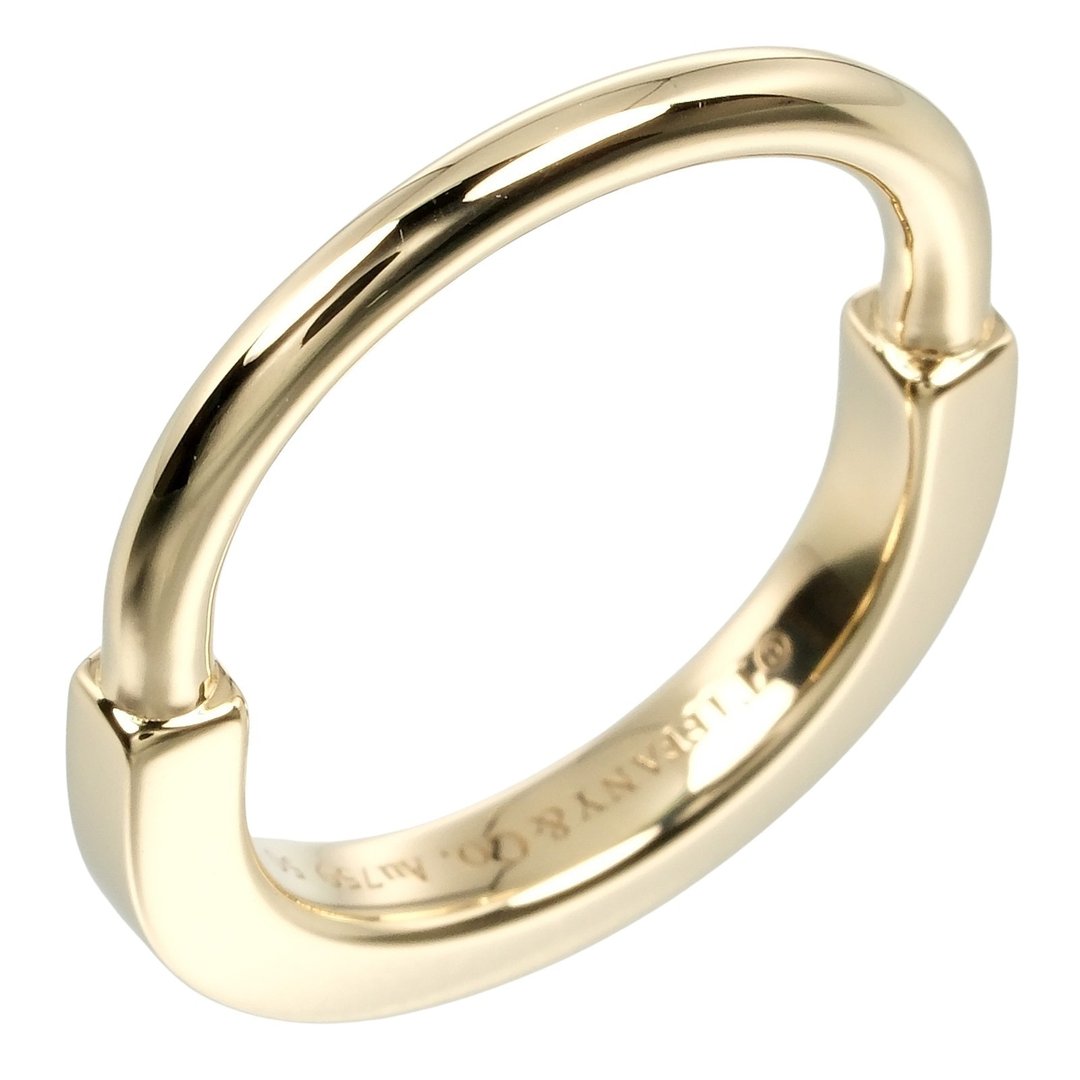 【日本直送】蒂芙尼 TIFFANY&Co. Lock 锁头 6号 戒指 18K સহলloó 黄金 约4.5g【二手】 - 戒指 - 贵金属 金色