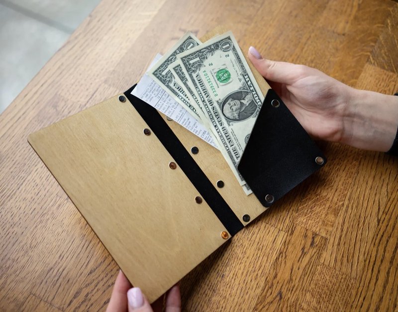 木制支票展示器、支票架免费雕刻 - 其他 - 木头 多色