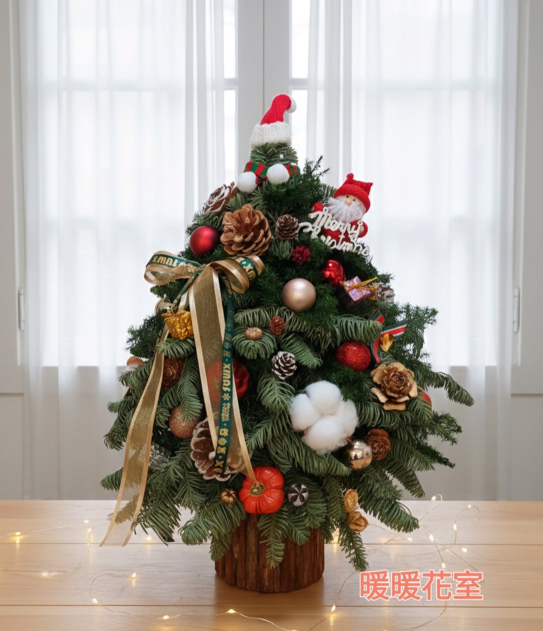 2025桌上型永生圣诞树 - 干燥花/捧花 - 植物．花 