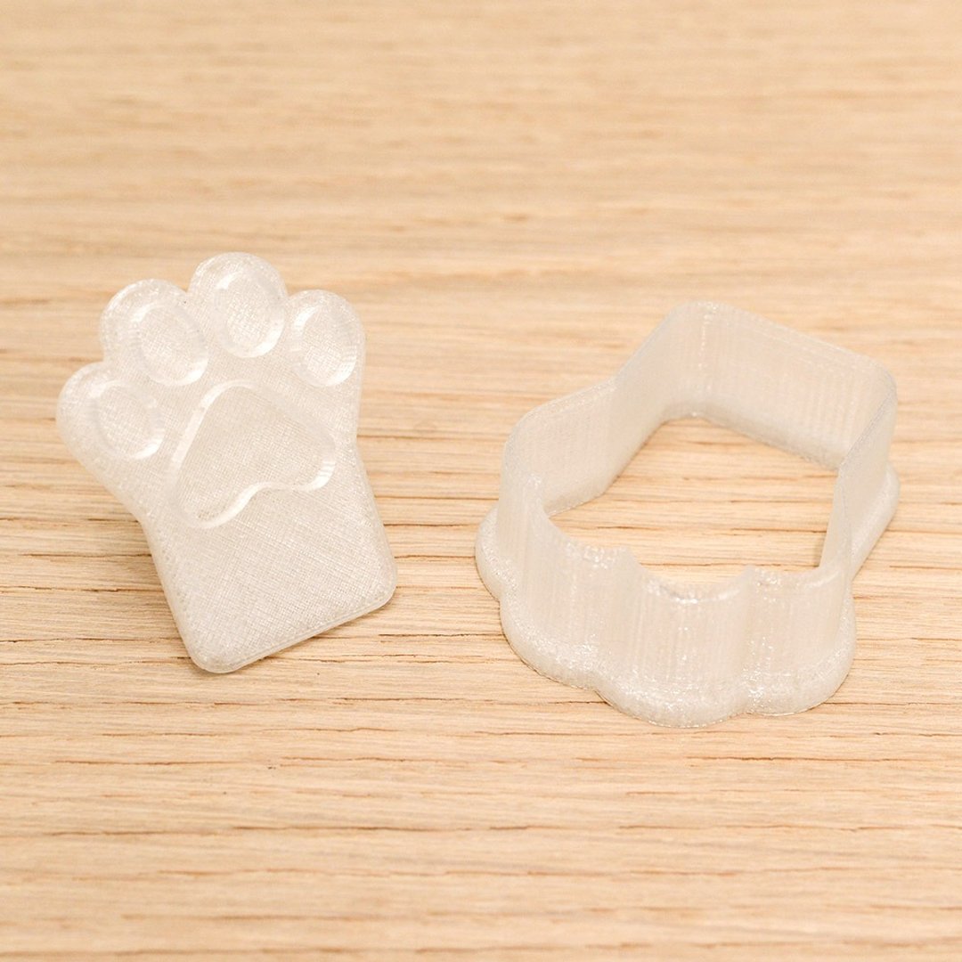 透明猫掌饼干模 - 厨房用具 - 环保材料 白色