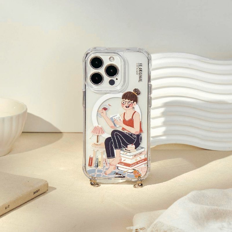 33 original微醺片刻冰川抗黄防摔MagSafe iPhone绳挂手机壳 - 手机壳/手机套 - 塑料 透明