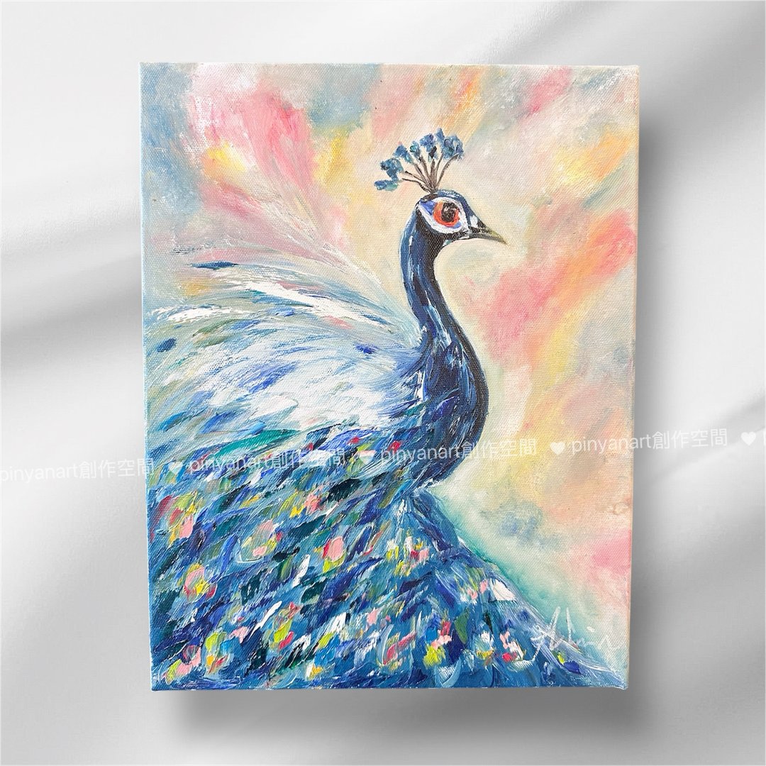 羽光之舞 A-Lin 油彩 #油画 #油画创作 - 摆饰 - 棉 