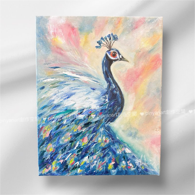 羽光之舞 A-Lin 油彩 #油画 #油画创作 - 摆饰 - 棉．麻 