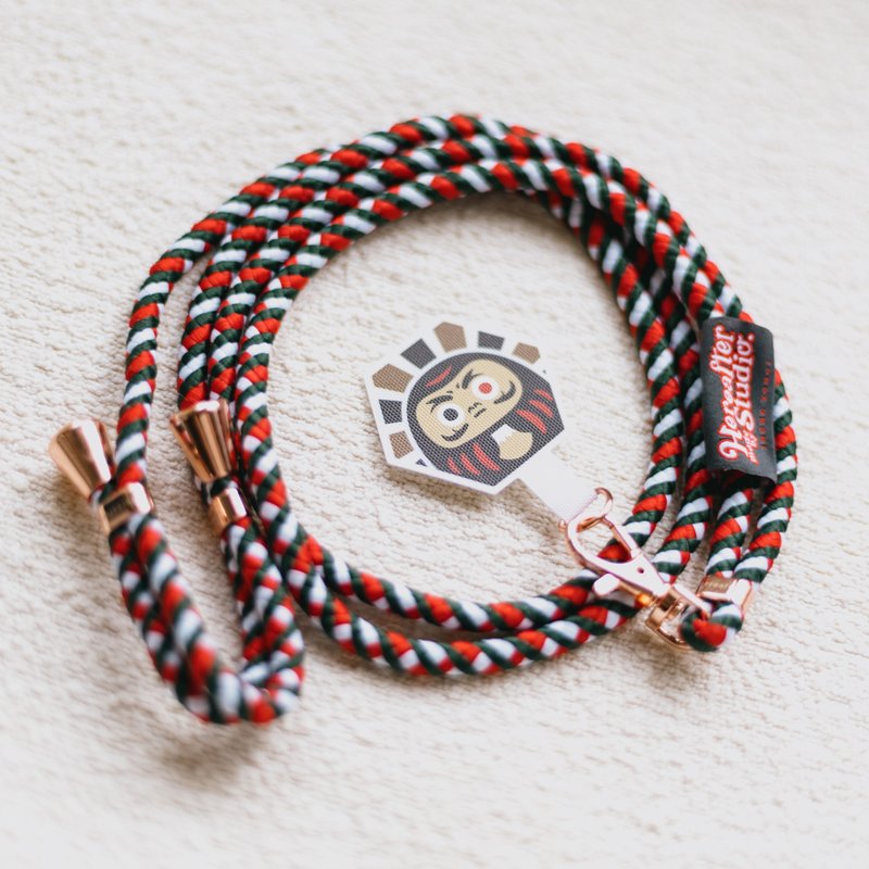 【手机挂绳】六角达摩 / 黑红 - 手机配件 - 其他材质 黑色