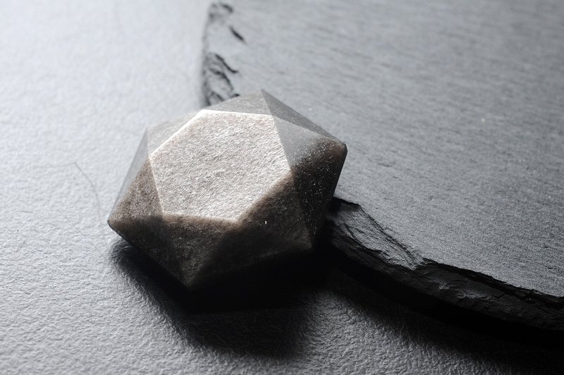 银曜石金曜石大卫星 2颗开运/招财/防小人 - 项链 - 半宝石 