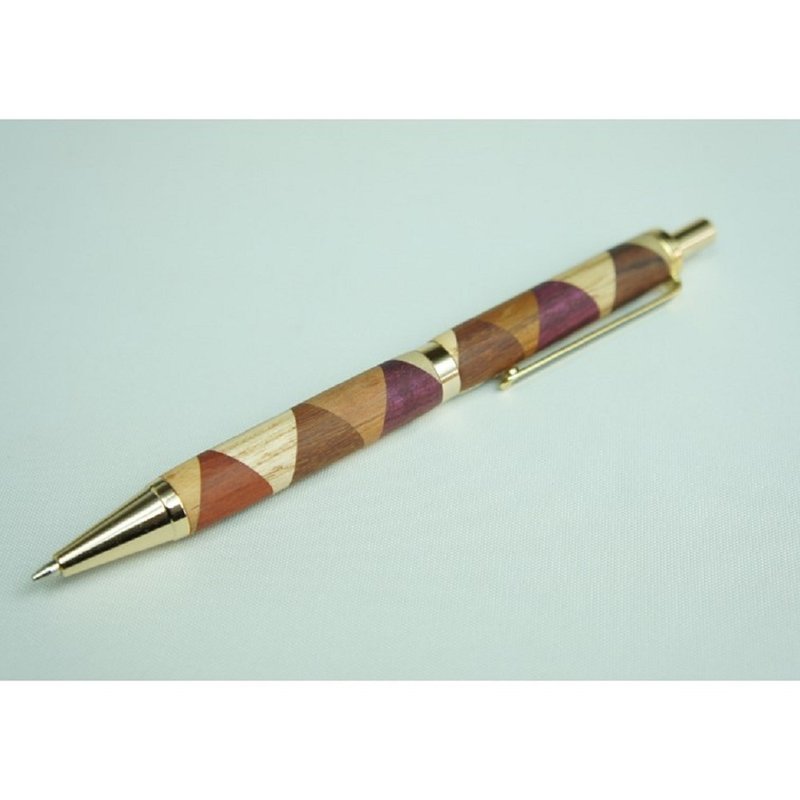 镶木自动铅笔・三角格纹 - 铅笔盒/笔袋 - 木头 