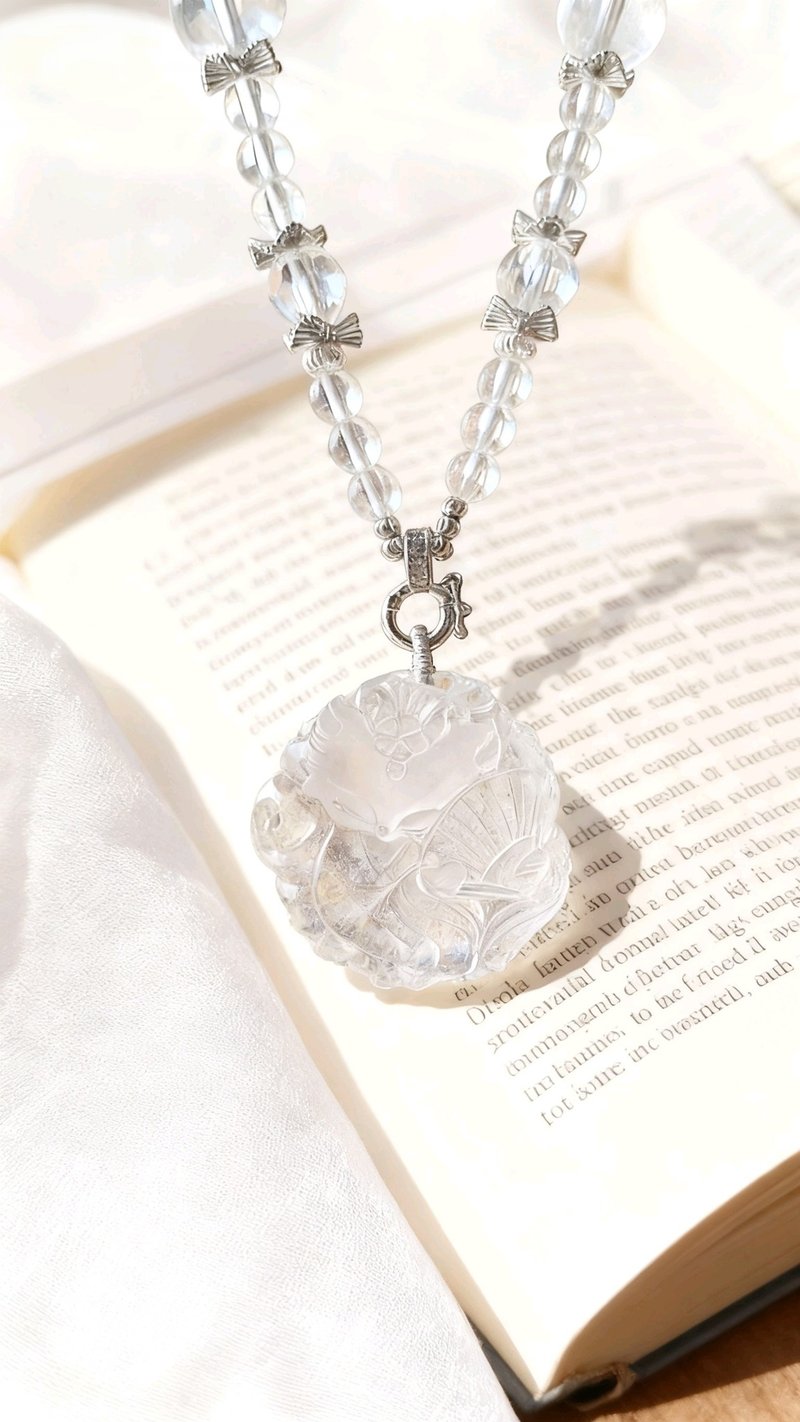 知秋|扇缘狐 - 项链 - 水晶 