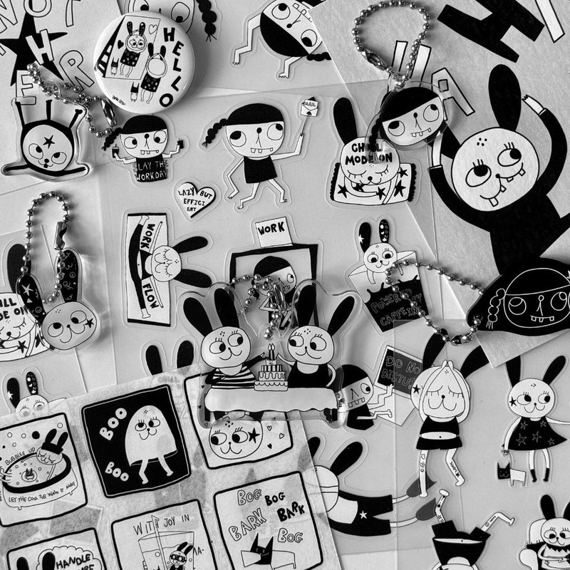 生日快乐 祝我们一起永远快 - 吊饰 - 塑料 透明