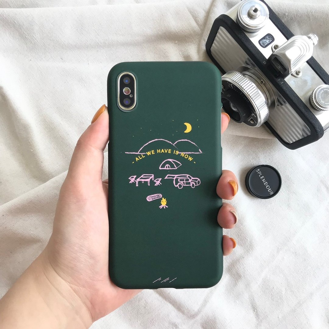 一起去露营 IPHONE:HTC:SONY:SAMSUNG:ASUS:OPPO 手机壳 全包软壳 - 手机壳/手机套 - 塑料 绿色