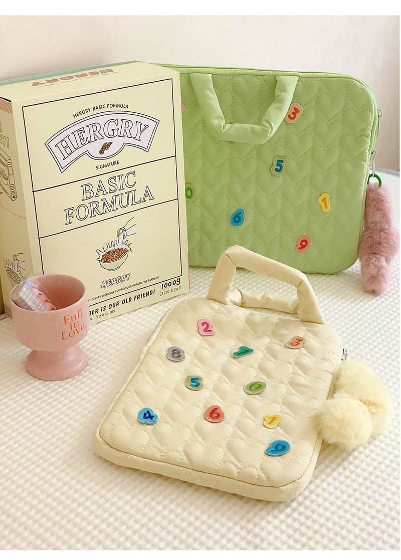 数字电脑包11寸/13-14寸ipad平板电脑收纳 - 电脑包 - 聚酯纤维 黄色