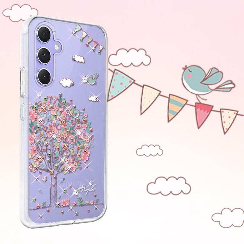 Samsung Galaxy A55/A54/A53/A35 轻薄军规防摔水晶壳-相爱 - 手机壳/手机套 - 其他材质 多色