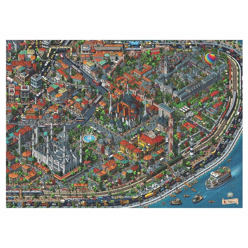 风情伊斯坦堡_拼图_3000片 - 拼图 - 纸 