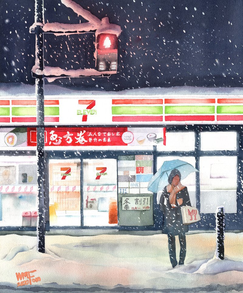 我在小七等你 - 海报/装饰画/版画 - 纸 