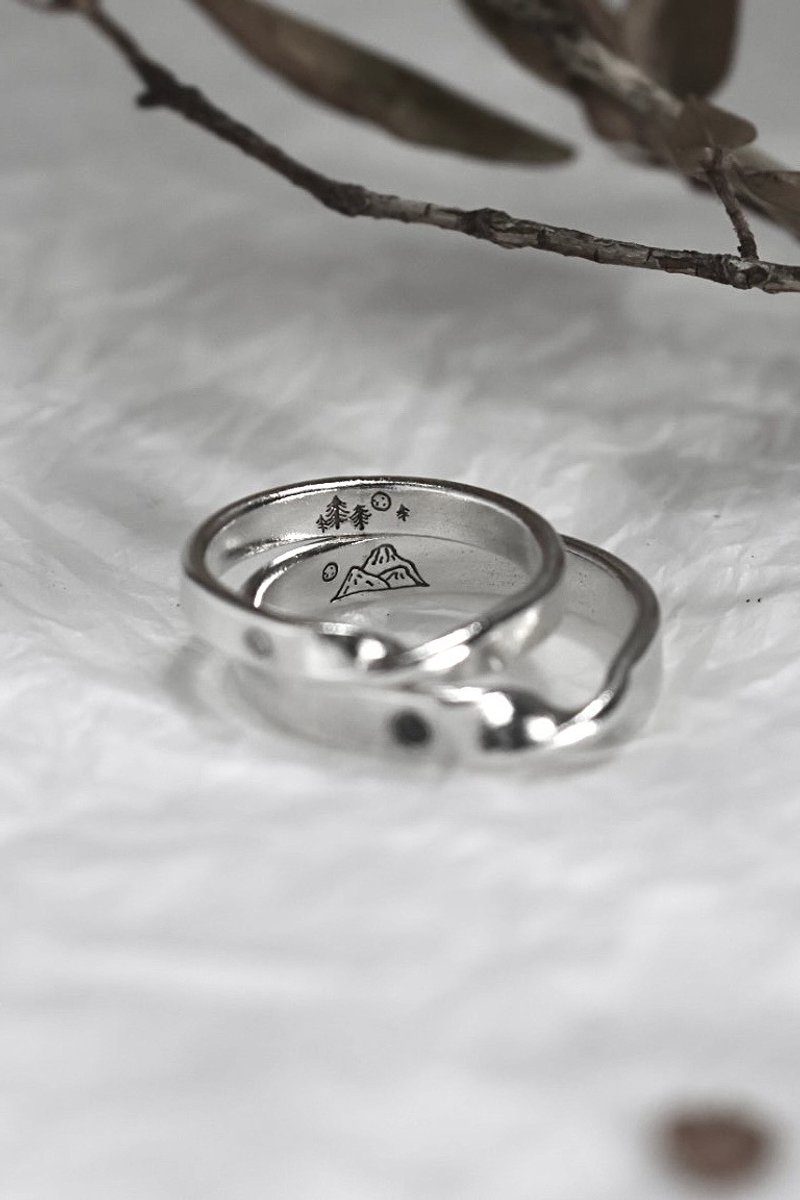 【加购】雷射雕刻服务 文字 插图 签名 - 对戒 - 其他金属 