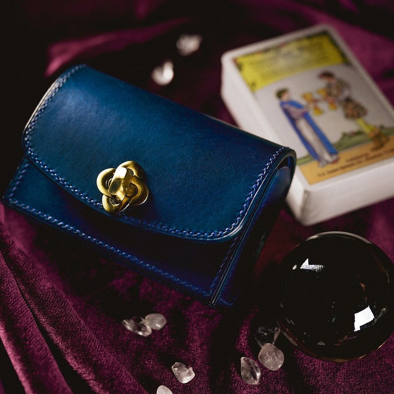 塔罗牌盒  横式款手工皮盒 - 名片夹/名片盒 - 真皮 