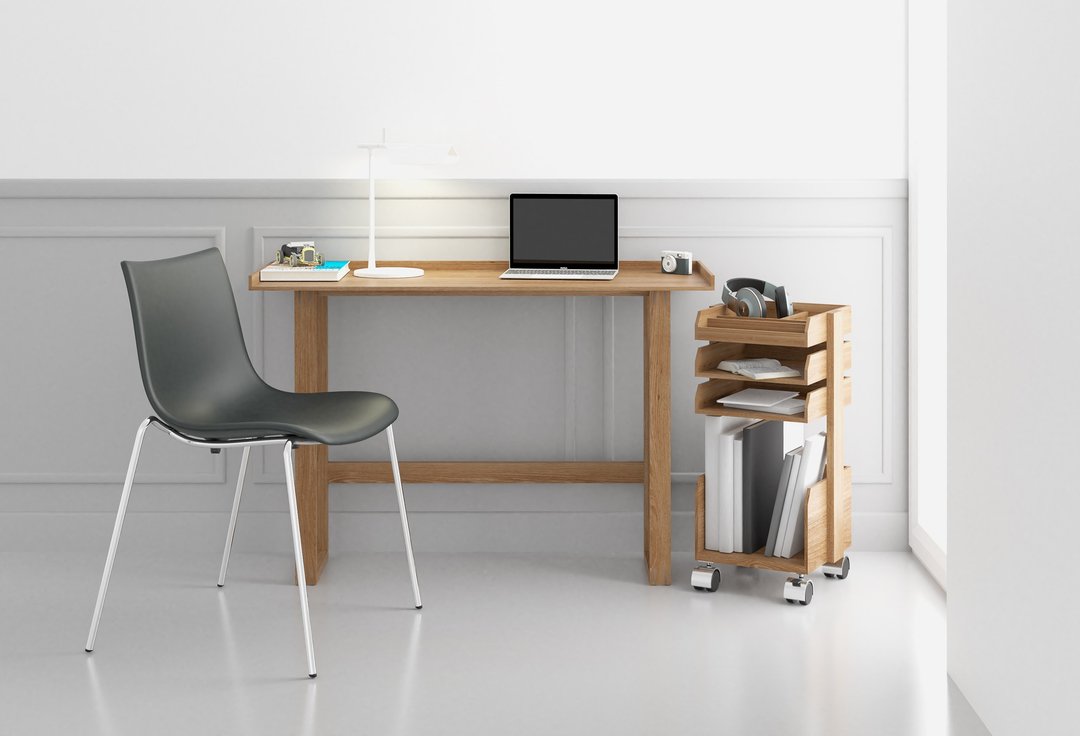极简笔电桌 / Slim Laptop Table - 餐桌/书桌 - 木头 