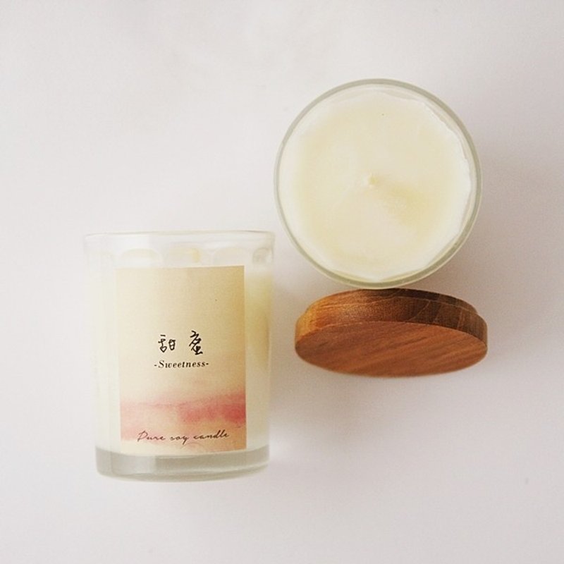 4楼公寓．天然大豆精油蜡烛 { 甜蜜 } Sweetness．浓郁花香调．免费圣诞包装．快速出货 - 蜡烛/烛台 - 植物．花 粉红色