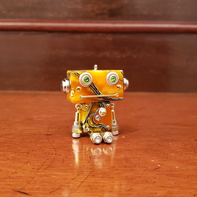 机器人饰品 吊坠 TOMOTTO 0002 - 项链 - 其他材质 橘色