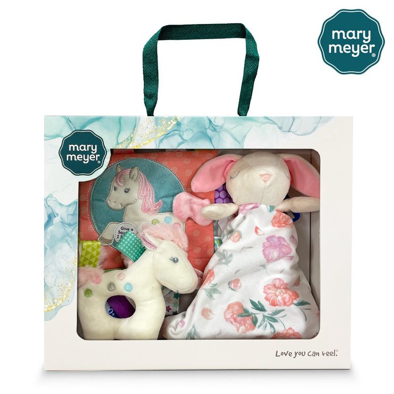 快速出货【MaryMeyer】粉粉经典礼盒 - 满月礼盒 - 棉．麻 粉红色