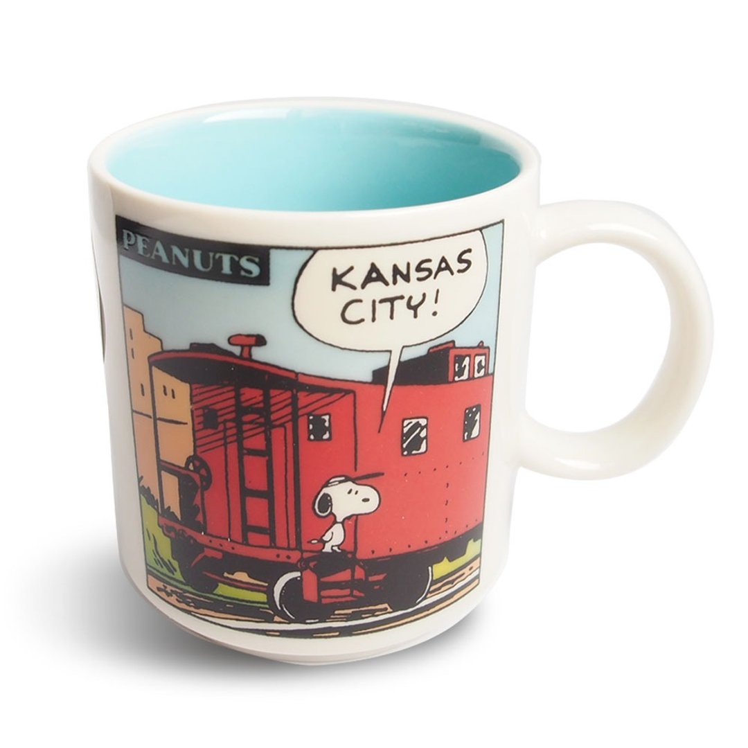 Snoopy抵达Kansas City纪念马克杯【Hallmark-Peanuts 史努比】 - 咖啡杯/马克杯 - 瓷 多色