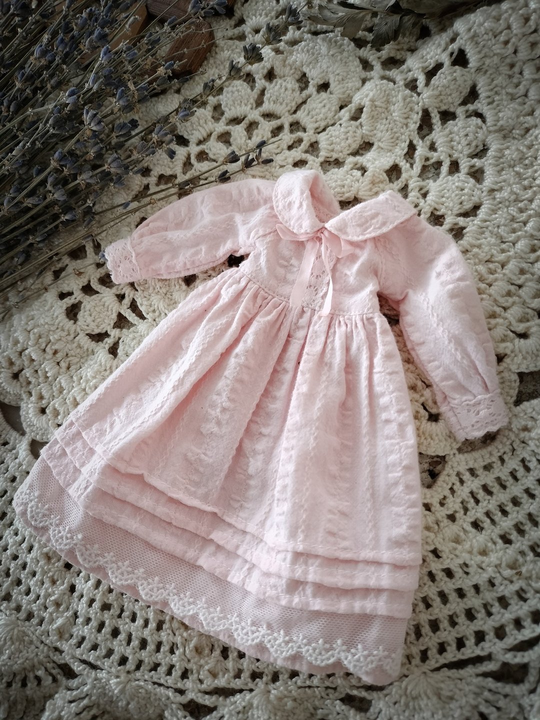 Blythedress, blytheoutfit, blythepinkdress, pullipdres, - 玩具/玩偶 - 棉．麻 粉红色