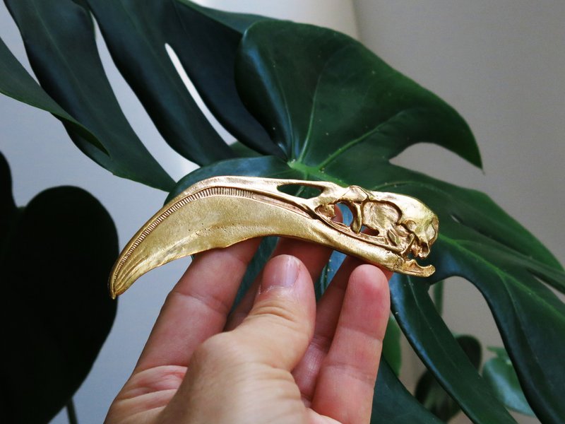 红鹤-拆信刀 - 剪刀/拆信刀 - 铜/黄铜 金色