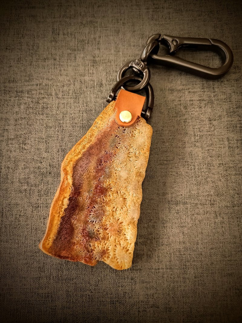 腊肉玉石钥匙圈 - 钥匙链/钥匙包 - 玉石 