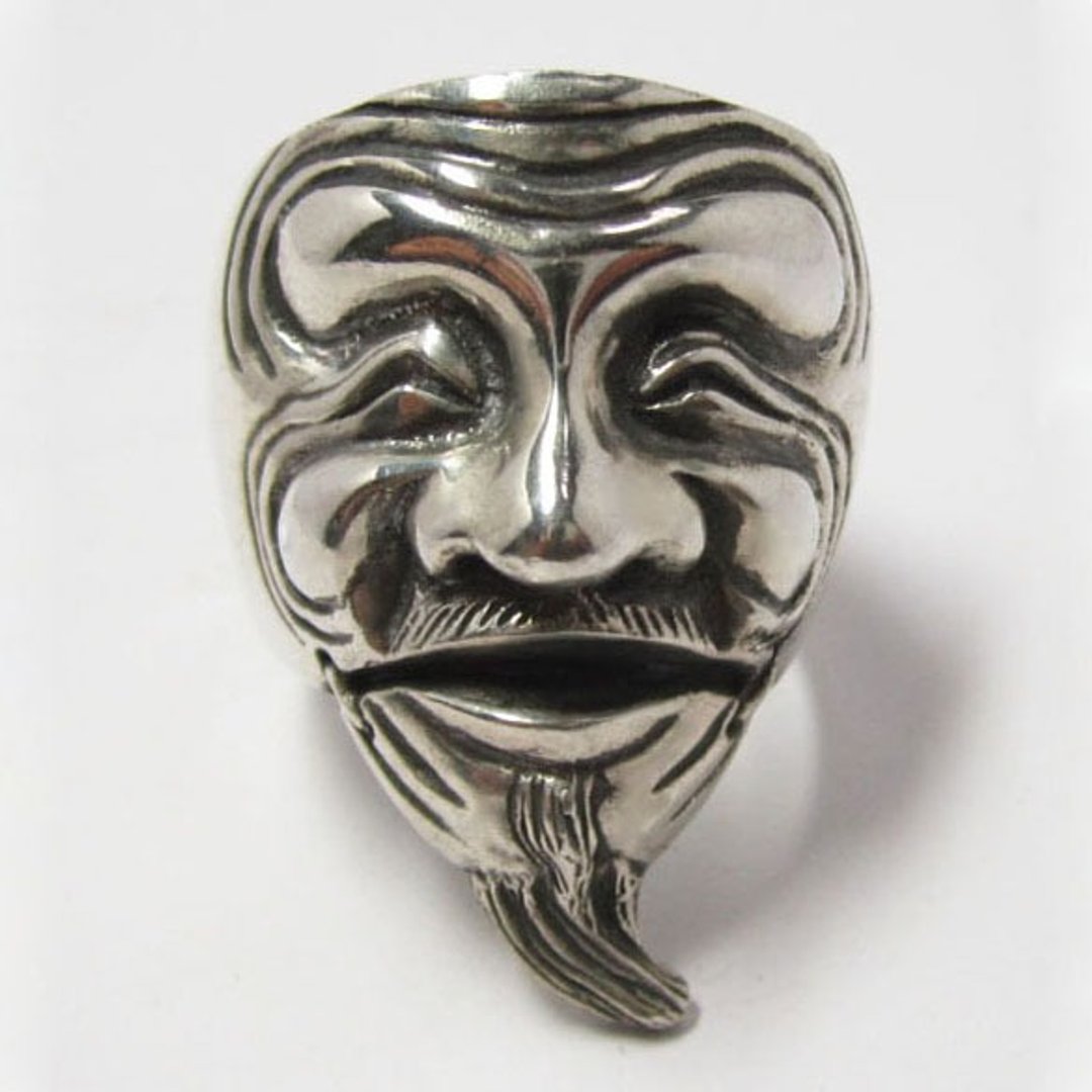 Okina RING - 戒指 - 其他金属 灰色