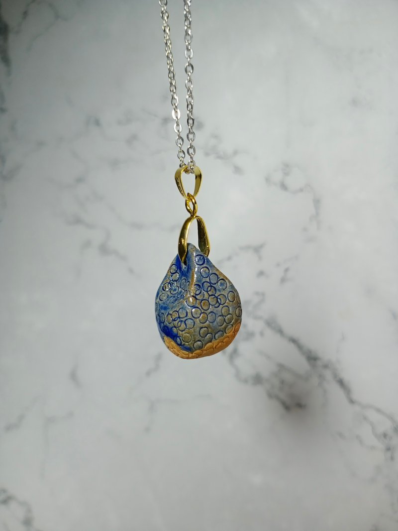 【快速出货】手捏陶项链/陨石系列/手工制作 - 项链 - 陶 