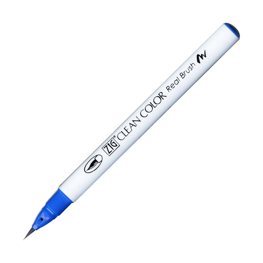 【Kuretake 日本吴竹】ZIG 彩绘毛笔 Persian Blue - 其他书写用品 - 塑料 蓝色