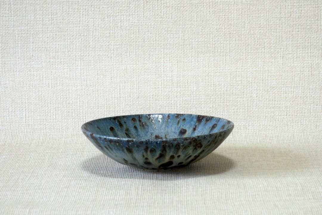 蓝釉壶窑一 - 碗 - 陶 蓝色