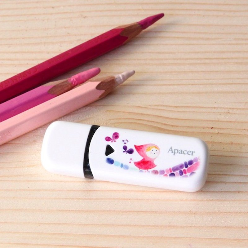 Apacer x 克里斯多插画森林联名32G USB随身碟 - U盘 - 塑料 多色