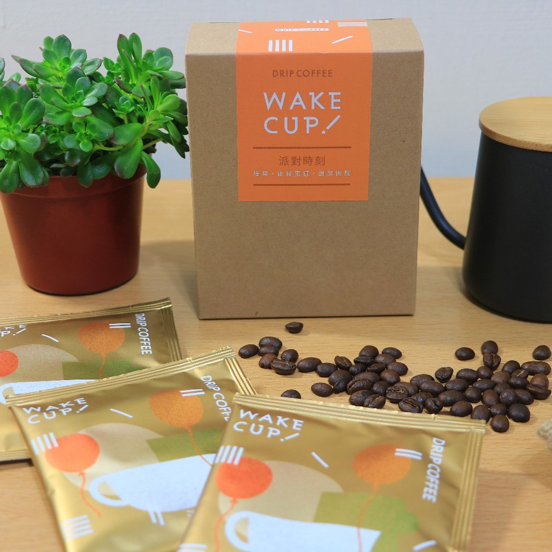 Wake Cup! 创意派对 (6入) - 派对时刻-即期品 - 咖啡 - 其他材质 橘色