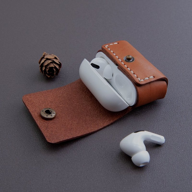airpods pro 耳机保护套 真皮皮套 耳机收纳 - 耳机收纳 - 真皮 多色