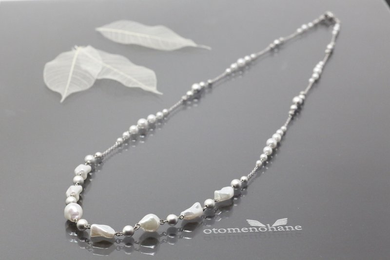 人鱼公主三用项链 - 项链 - 塑料 白色