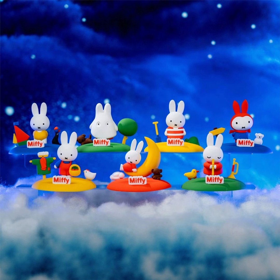 【iam 我适文创】MIFFY 米飞 手机支架 米飞公仔 盲盒 - 玩偶/公仔 - 塑料 