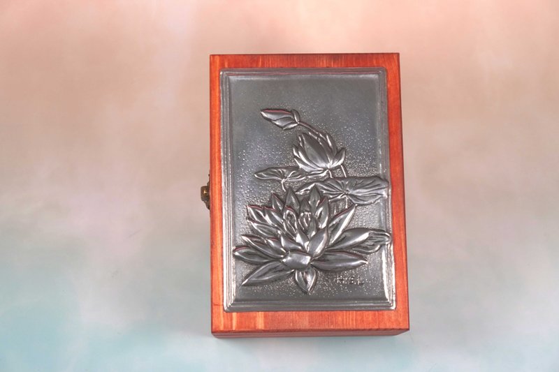 锡雕 睡莲收纳盒 - 收纳用品 - 其他材质 透明