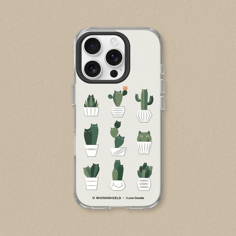 Clear透明防摔手机壳∣ilovedoodle系列/仙人掌家族 for iPhone - 手机壳/手机套 - 塑料 透明