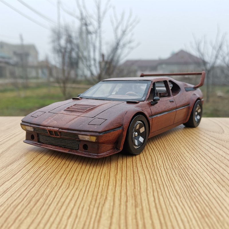 定制化玩具车模型 BMW M1 1979 - 摆饰 - 木头 